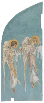 Harry Clarke, Two Winged Angels in Profile