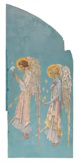 Harry Clarke, Two Winged Angels in Profile