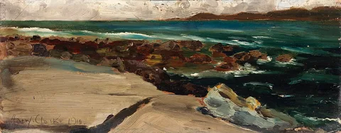 Harry Clarke, Landscape by the Coast
