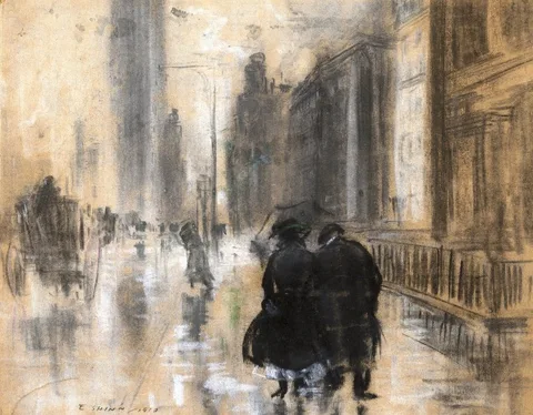 Everett Shinn, Fifth Avenue
