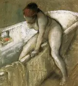Everett Shinn, Girl in Bathtub