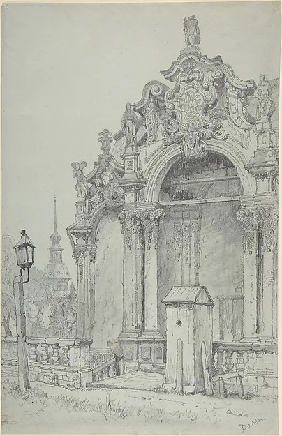 Samuel Prout, The Zwinger, Dresden