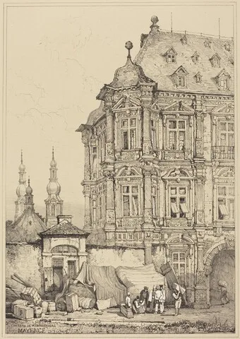 Samuel Prout, Chateau de Martinsbourg, Mayence
