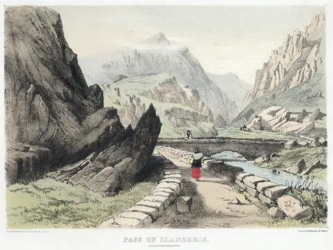 Samuel Prout, Pass of Llanberis. Caernarvonshire