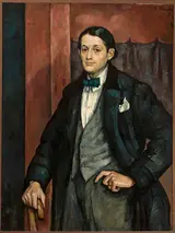 Roman Kramsztyk, Portrait of sculptor Henryk Kuna