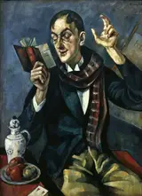 Roman Kramsztyk, Portrait of the poet Jan Lechoń.