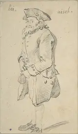 Johann Christian Reinhart, Standing Man