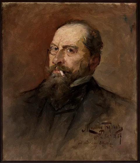 Maurycy Trębacz, Portrait of Lucjan Wrotnowski, painter