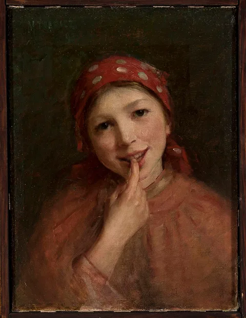 Maurycy Trębacz, Peasant girl