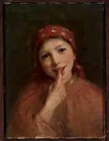 Maurycy Trębacz, Peasant girl