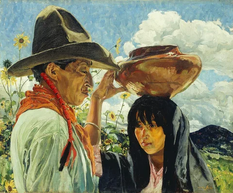 Walter Ufer, Jim and His Daughter