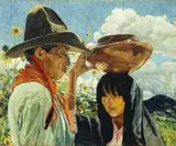 Walter Ufer, Jim and His Daughter