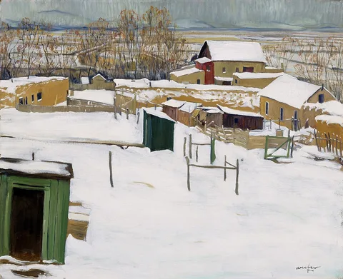 Walter Ufer, Taos in the Snow