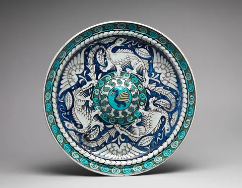 William De Morgan, Plate