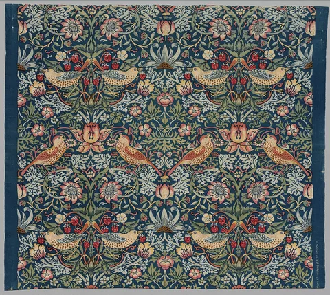 William Morris, Strawberry Thief (Cleveland Art Museum)