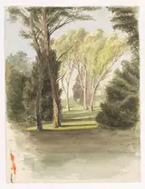 Ladislav Mednyánszky, Trees in a Park