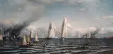 Samuel Colman, Finish—First International Race for America's Cup, August 8, 1870