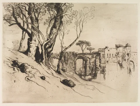 Samuel Colman, Olive Trees of the Riviera