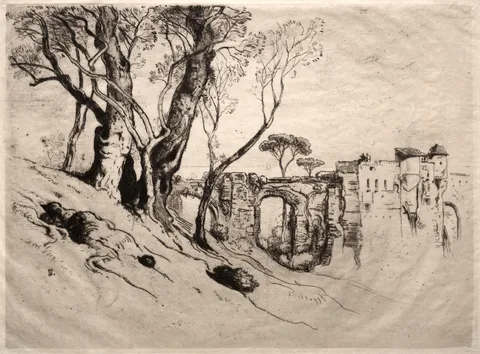Samuel Colman, The Olive Trees of the Riviera