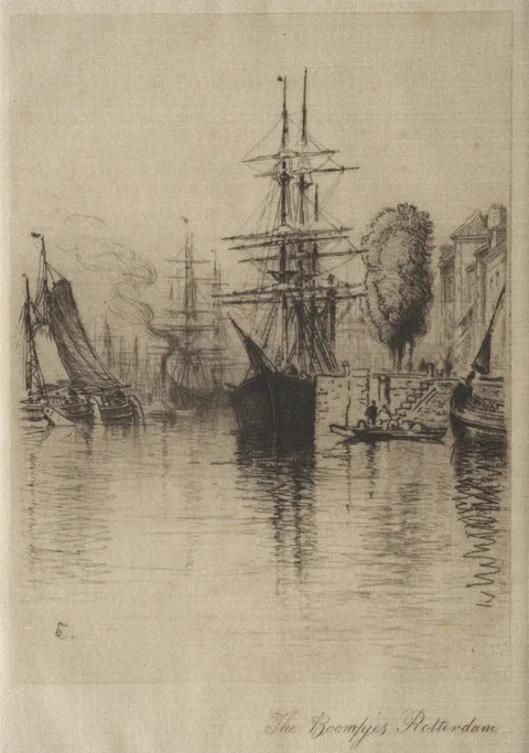 Samuel Colman, The Boompjes, Rotterdam