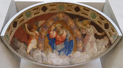Raphael, God the Father Blessing among the Angels