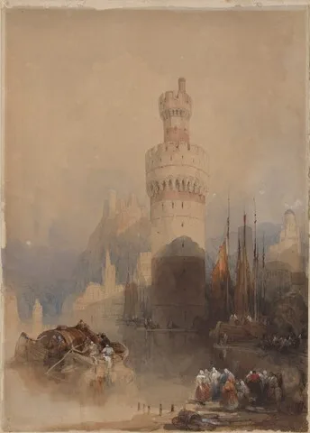 David Roberts, Oberwesel on the Rhine