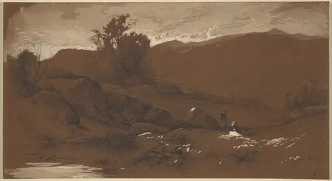William Hart, Figures in a Landscape