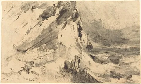 William Hart, Shipwreck in Storm