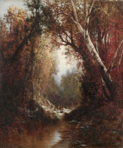 William Hart, Autumn Scene in the Adirondacks