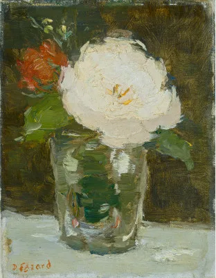 Dietz Edzard, Three Flowers in a Vase