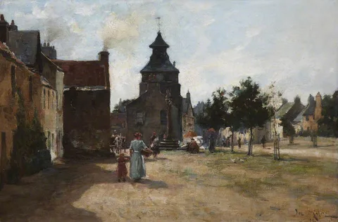 Joseph Milne, Town Hall and Marketgate, Crail