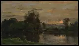 Charles-François Daubigny, Landscape with Ducks