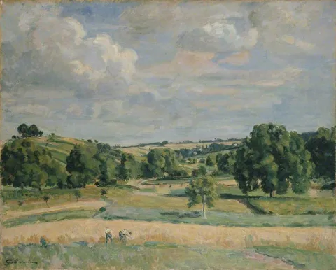 Armand Guillaumin, Landscape: Harvest-time in the Somme Valley