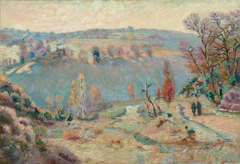 Armand Guillaumin, Valley of the Sédelle at Pont Charraud:  White Frost