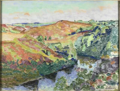 Armand Guillaumin, Landscape in Crozant