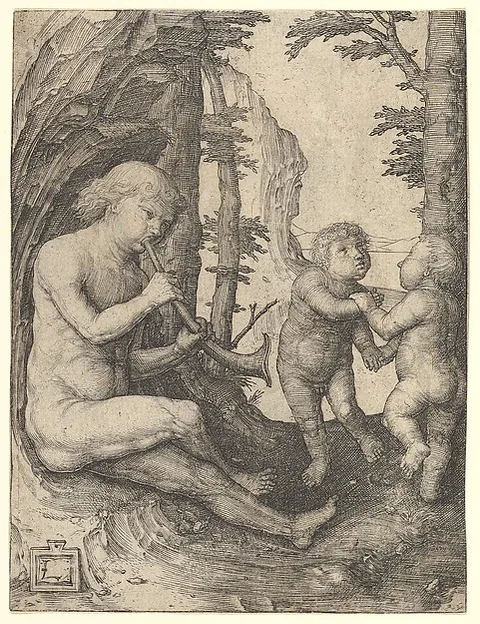 Lucas van Leyden, Boy with a Trumpet