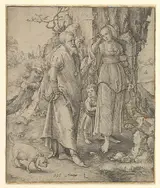 Lucas van Leyden, Abraham Sending Away Hagar