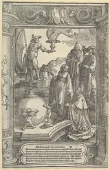 Lucas van Leyden, Solomon's Idolatry [I Kings, 11:1-8]