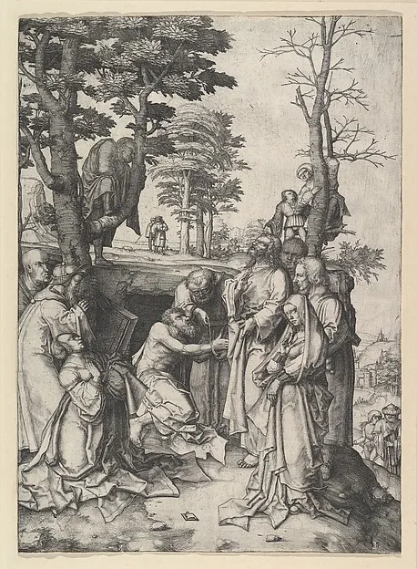 Lucas van Leyden, The Raising of Lazarus