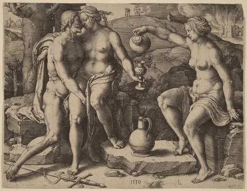 Lucas van Leyden, Lot and His Daughters
