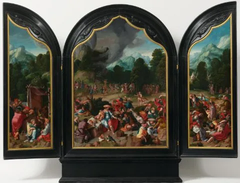 Lucas van Leyden, Worship of the Golden Calf