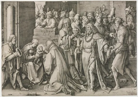 Lucas van Leyden, Adoration of the Magi