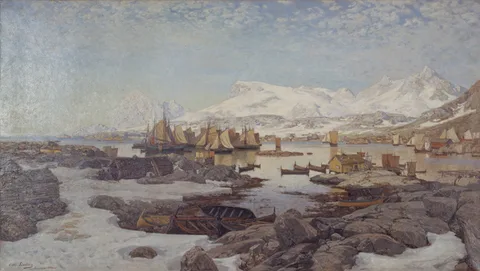 Otto Sinding, Spring Day in Lofoten