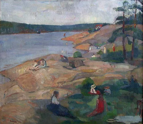 Søren Onsager, Bathingplace in Son
