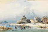Anton Doll, A ford under a cloudy sky