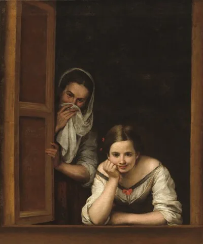 Bartolomé Esteban Murillo, Two Women at a Window