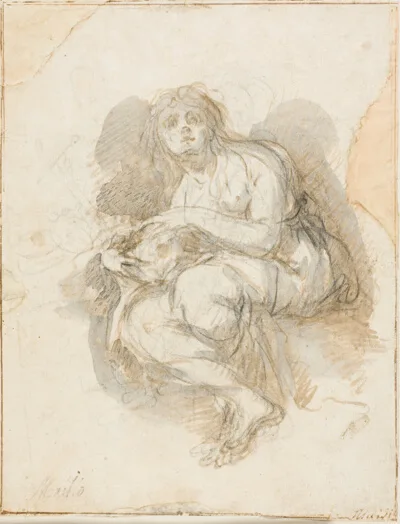Bartolomé Esteban Murillo, Female Saint Holding Skull
