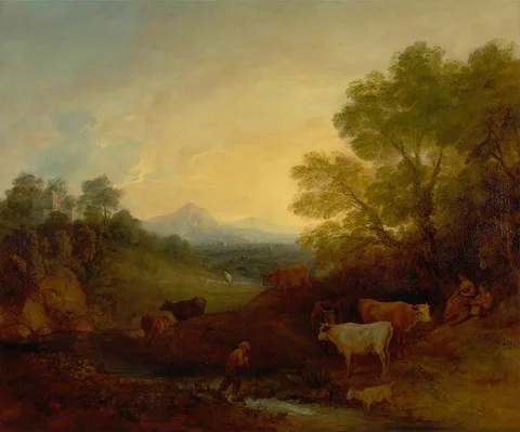 Thomas Gainsborough, Landscape with Cattle