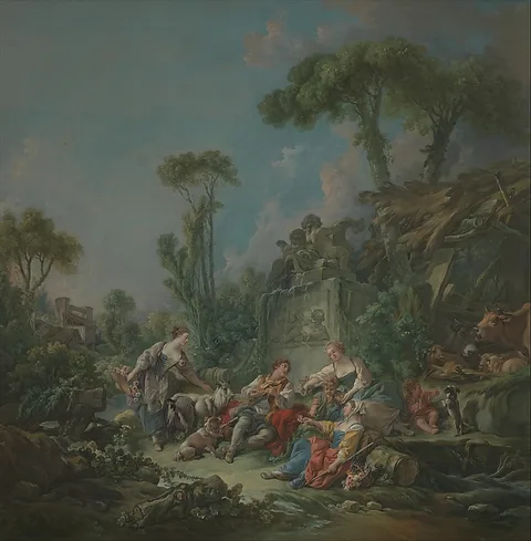 François Boucher, Shepherd's Idyll
