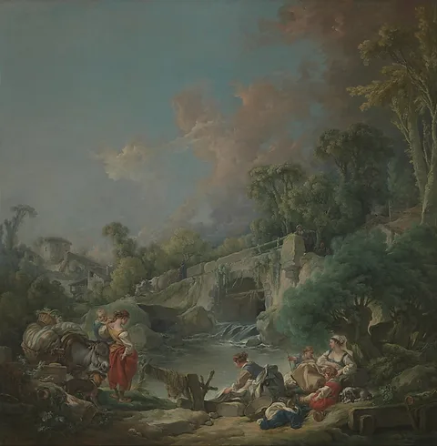 François Boucher, Washerwomen